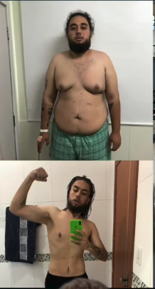 Print de evolução compartilhada por aluno do TD365.